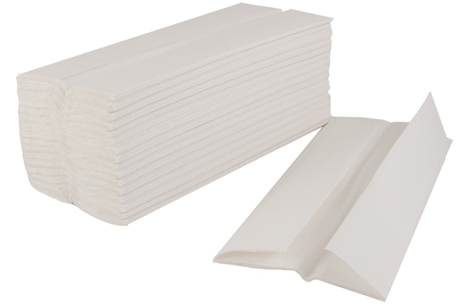 C Fold Hand Towels 2ply White Cleaning Supplies UK